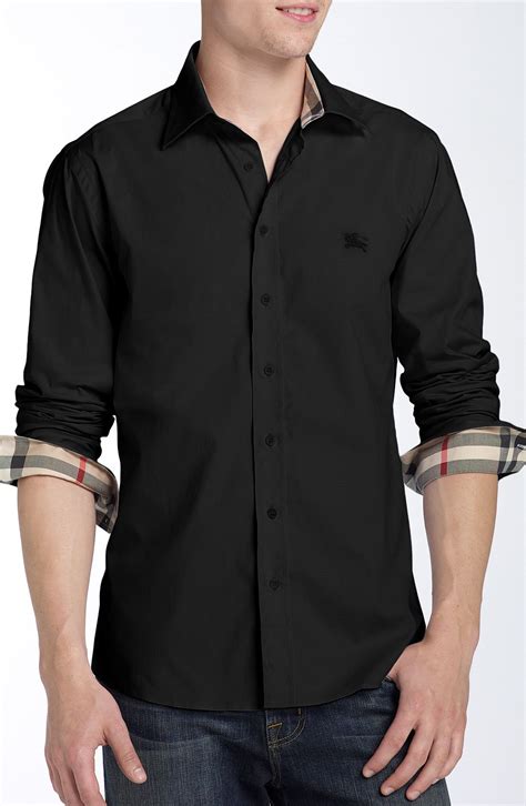 black burberry shirt men